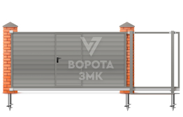 Ворота откатные 2000×2100 Херман ЗМК-6932