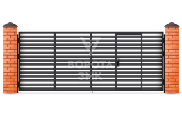 Распашные ворота Lux Doorhan 2250×2750 ЗМК-9740