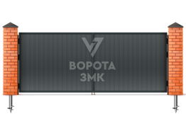 Распашные ворота для ангара 2500×2750 ЗМК-5158