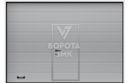 Промышленные ворота 3000×3500 с калиткой ЗМК-4008