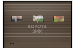 Ворота секционные для сто 3000×2500 ЗМК-3523