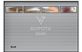 Ворота секционные с автоматикой Trend 3000×2500 ЗМК-2863
